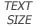 Text Size